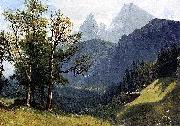 Albert Bierstadt Tyrolean Landscape Spain oil painting artist
